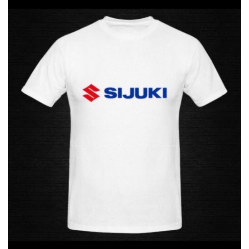 BAJU KAOS TSHIRT PRIA WANITA SIJUKI PLESETAN LUCU LOGO SUZUKI