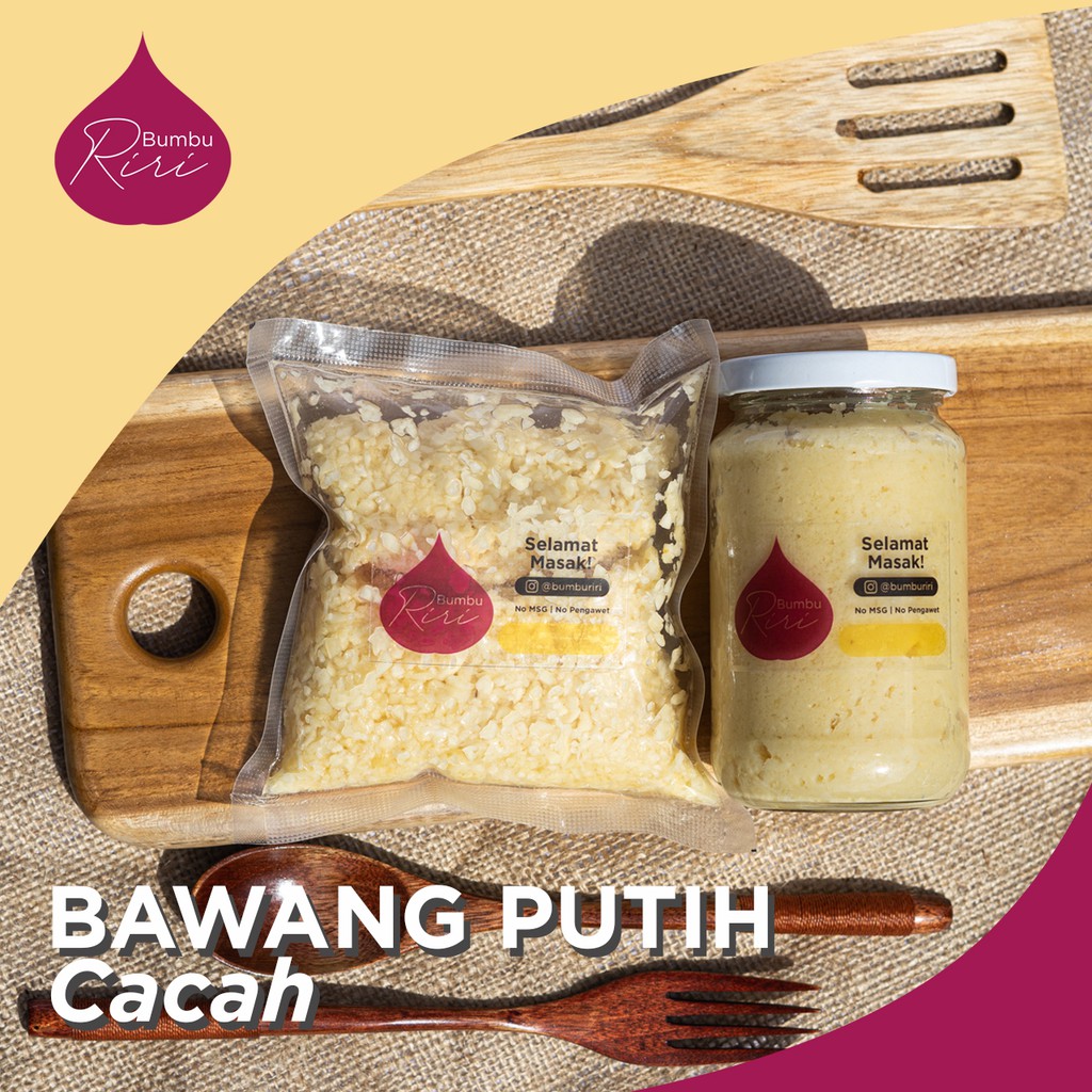 

ORIGINAL Baceman Bawang Putih Cincang / Cacah / Minced Garlic in Oil 250gr