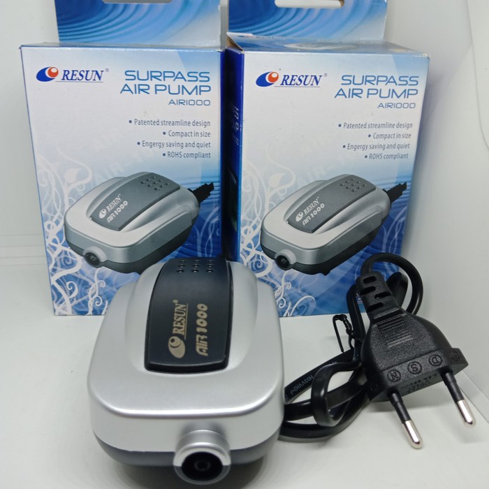 Resun Air1000 pompa udara Aeratotn Aquarium air pump Resun AIR 1000