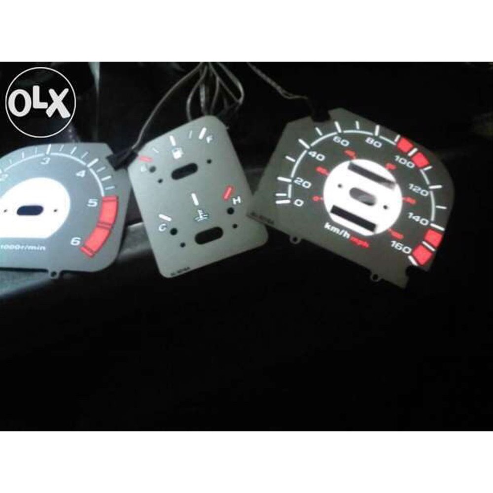 Indiglo Spedometer White Diamond Toyota Kijang Grand Extra