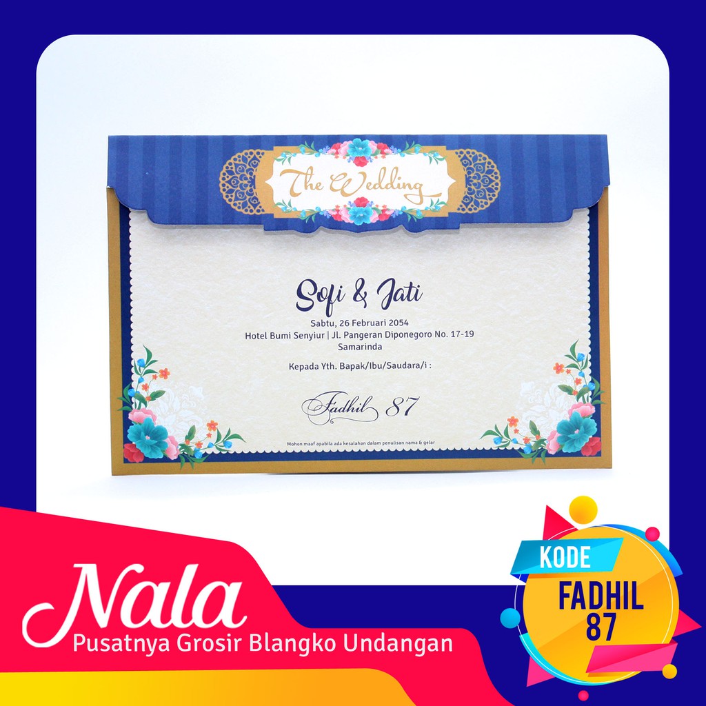 Undangan Blangko Fadhil 87 Isi 100 Lembar Harga Murah