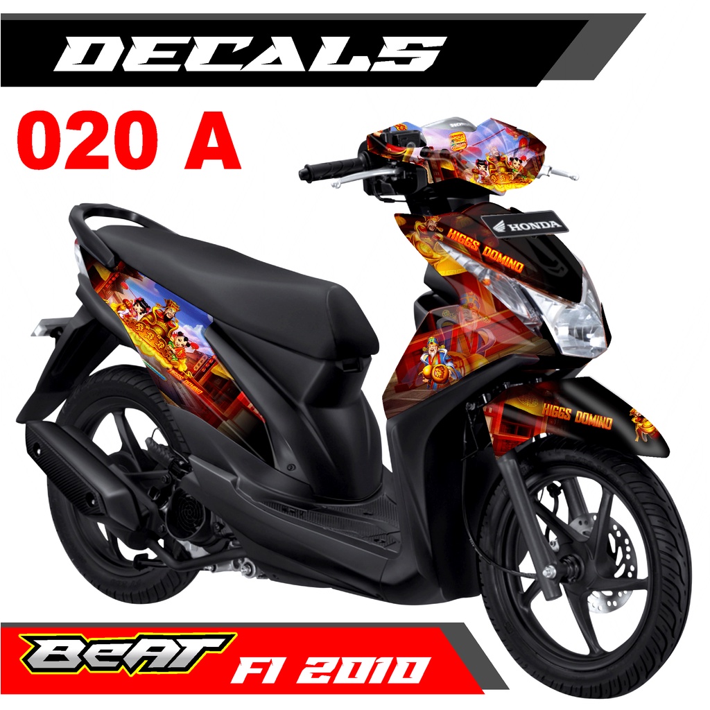 Decal Sticker- Dekal Stiker Fullbody BEAT Fi 2010/2012/2014 Design DOMINO HIGGS GAME App -020