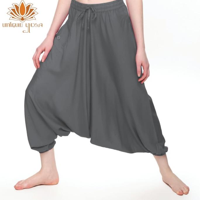 Celana Harem Aloha Pant Yoga Abu/ Celana Senam wanita/ Celana Olahraga