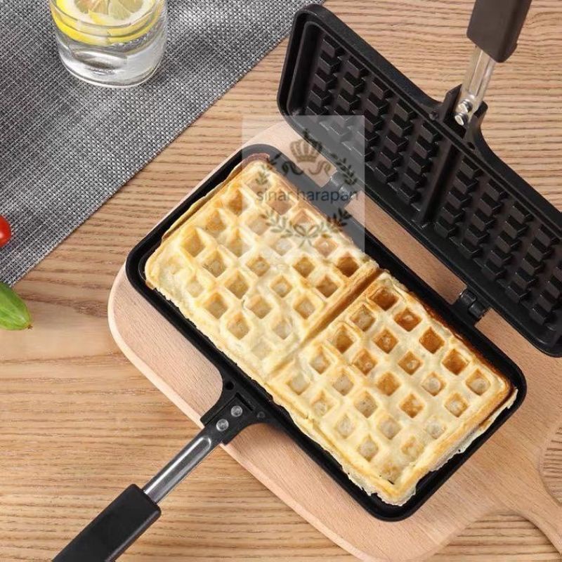 Cetakan kue Waffle Croffle Maker Anti Lengket belgia / Wafel pancake croffel belgian