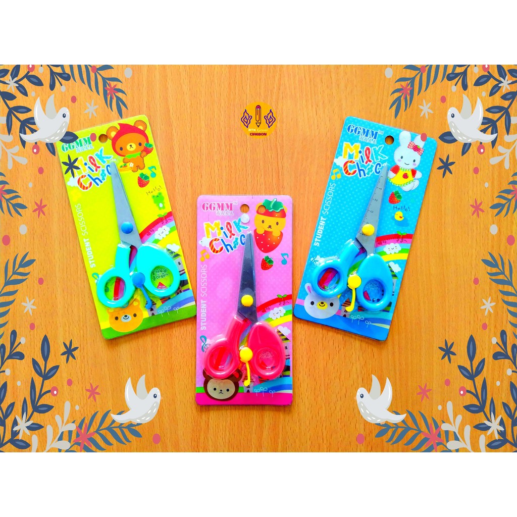 

Gunting Kertas Fancy Im155 GGMM-2216 Milk Chic Scissor Stainless