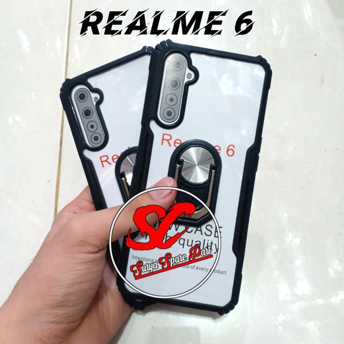 Clear Case Realme Narzo - Softcase Ring Shockproof  Realme Narzo - SC