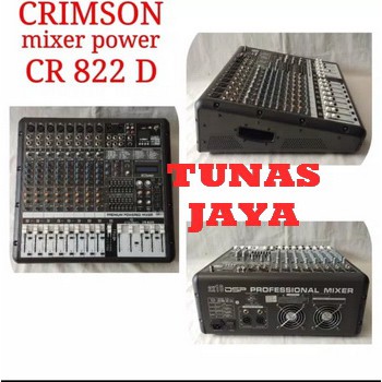 POWER MIXER 8 CHANNEL CRIMSON CR 822D  CR822D