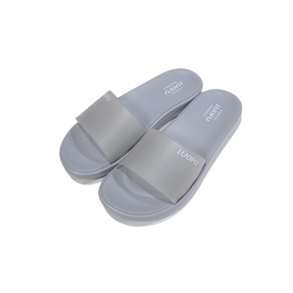 LUOFU ORIGINAL jelly sandal karet empuk murah wanita selop murah import cewek E7172A2-A20