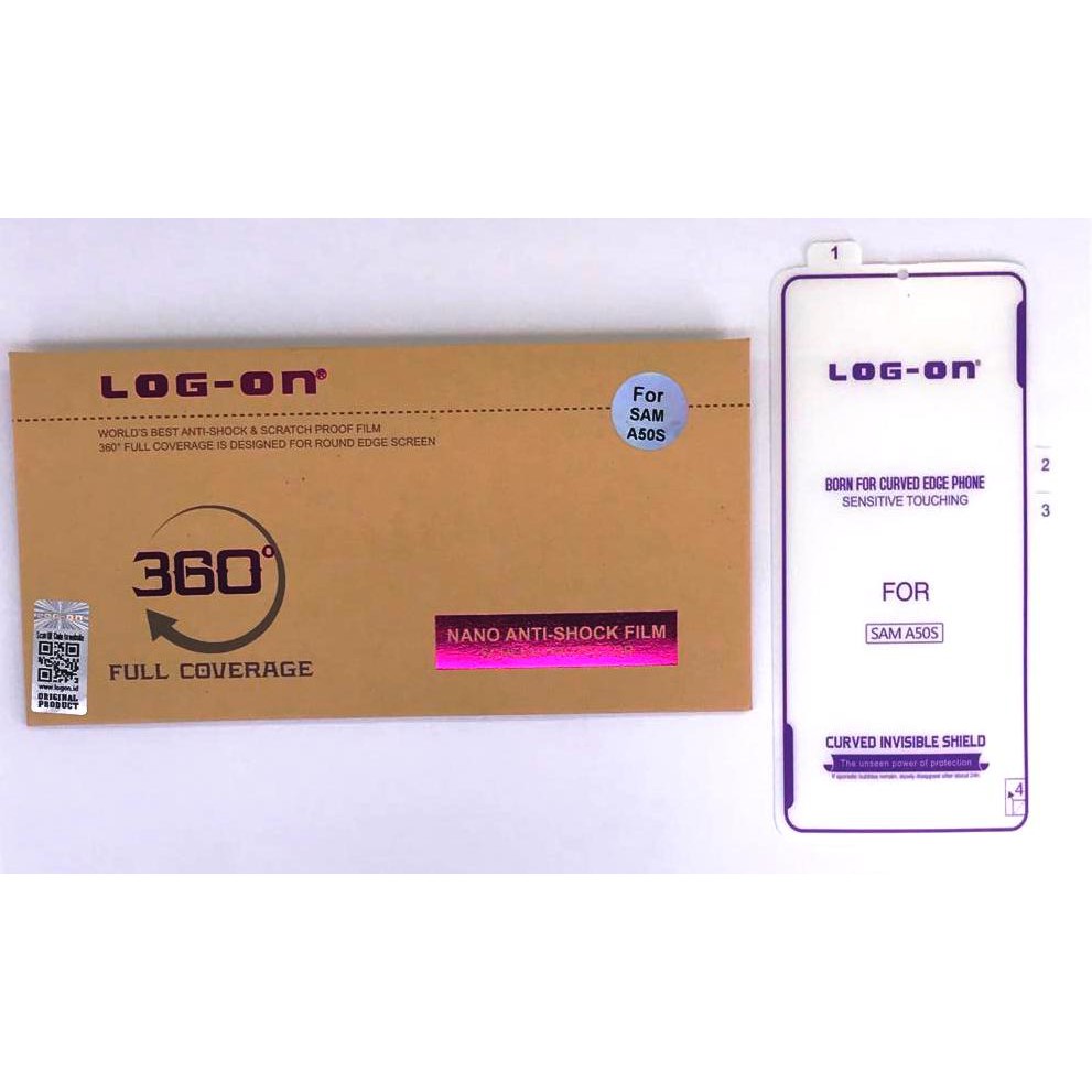 LOG ON ANTISHOCK SAMSUNG A50S ANTI GORES JELLY