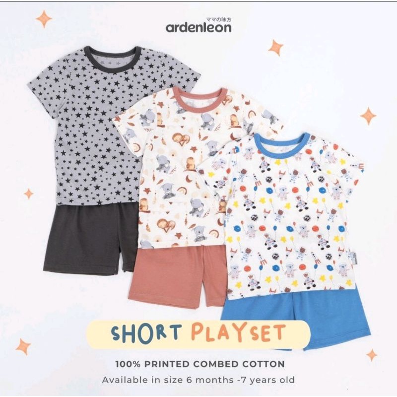 ARDENLEON Unisex Short Playset (Astronot, Owl, Star)