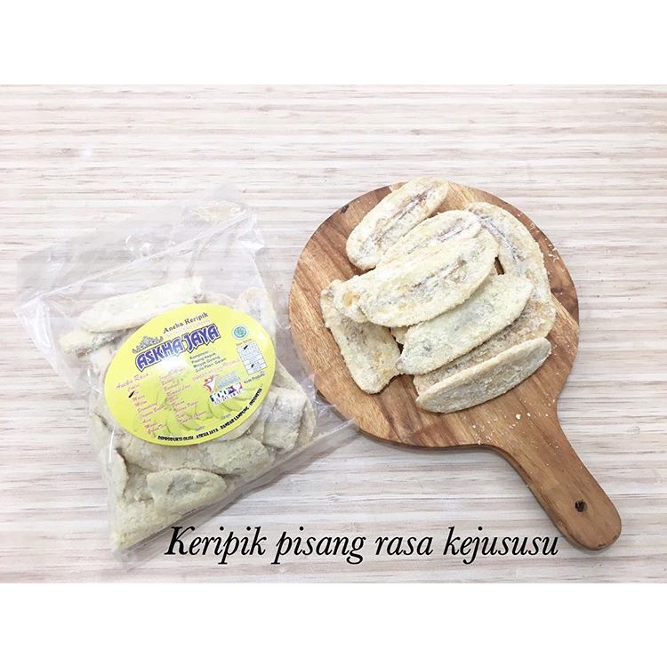 

KERIPIK PISANG KEPOK LAMPUNG RASA KEJU SUSU / KEJU SUSU / KERIPIK / KERIPIK PISANG / MAKANAN RINGAN