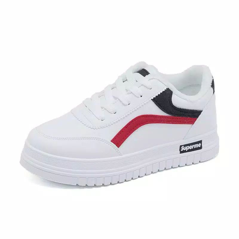 Big Sale Sepatu Sneakers Wanita Supreme New Ksm-List Merah