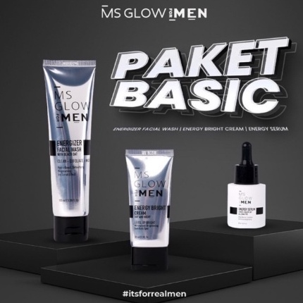 Ms Glow Men / Ms Glow For Men / Paket Basic Ms Glow For Men