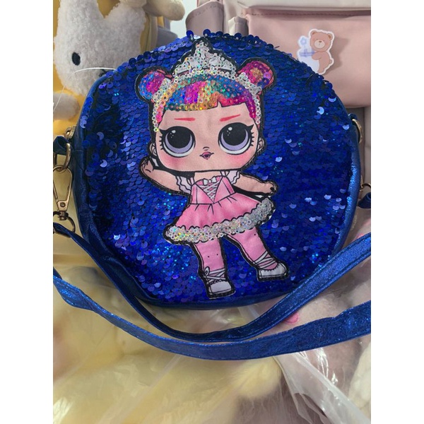 TAS SELEMPANG SEQUIN USAP LOL ORIGINAL HSD