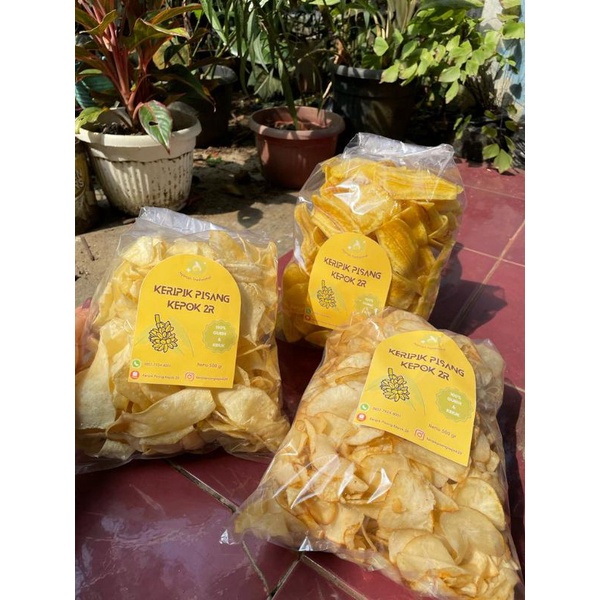 

Keripik Pisang Kepok 500gr