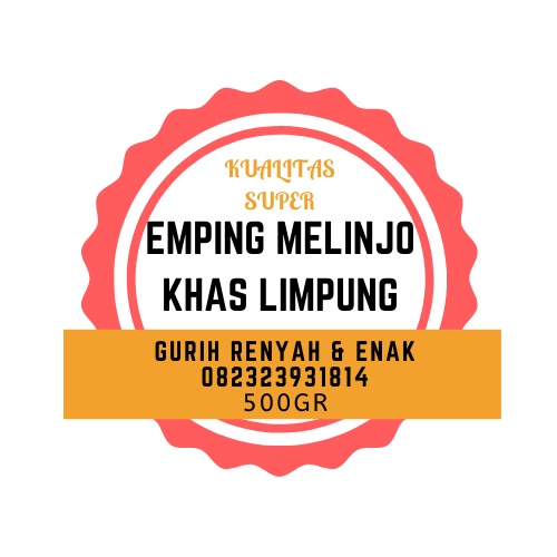 

Emping Melinjo Mentah Ukuran Kecil Khas Limpung Batang 500gr