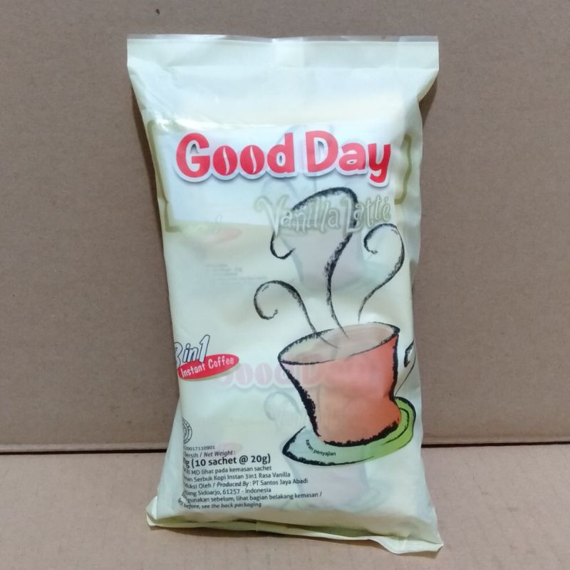 

GOOD DAY VANILLA LATTE ISI 10PCS