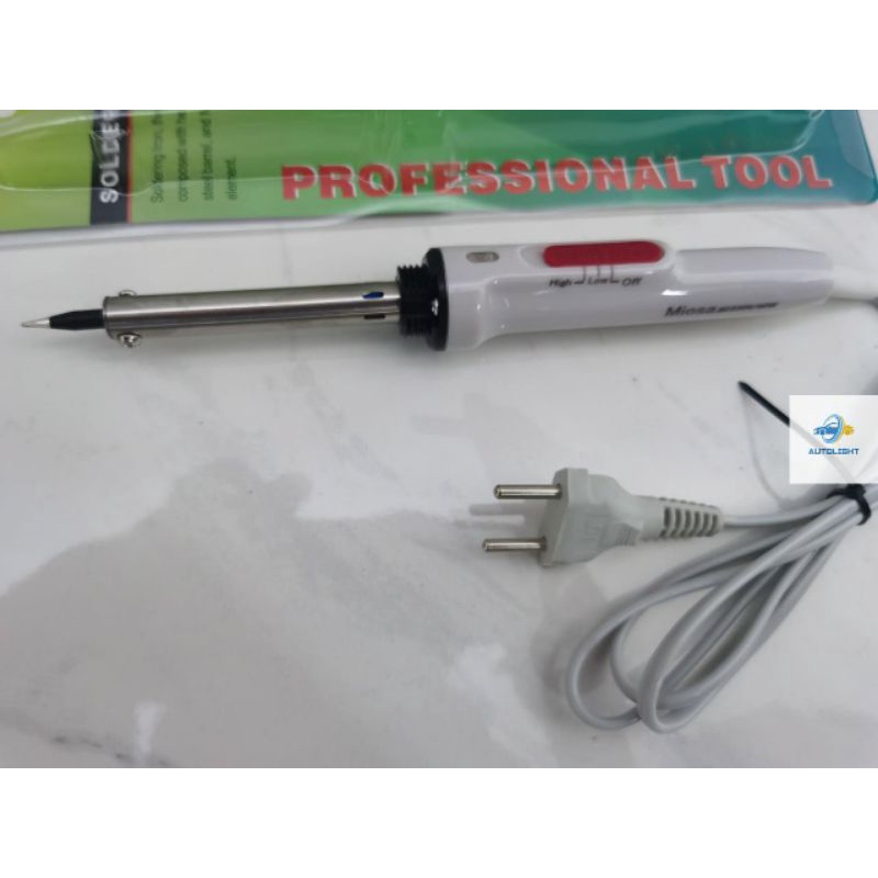 Solder Listrik Dengan Temperature Suhu Model Transparan 60 Watt 220 Volt