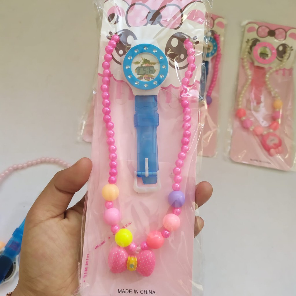 [AC] Aksesoris Anak Kalung Dan Jam Tangan aktif  Anak Lucu