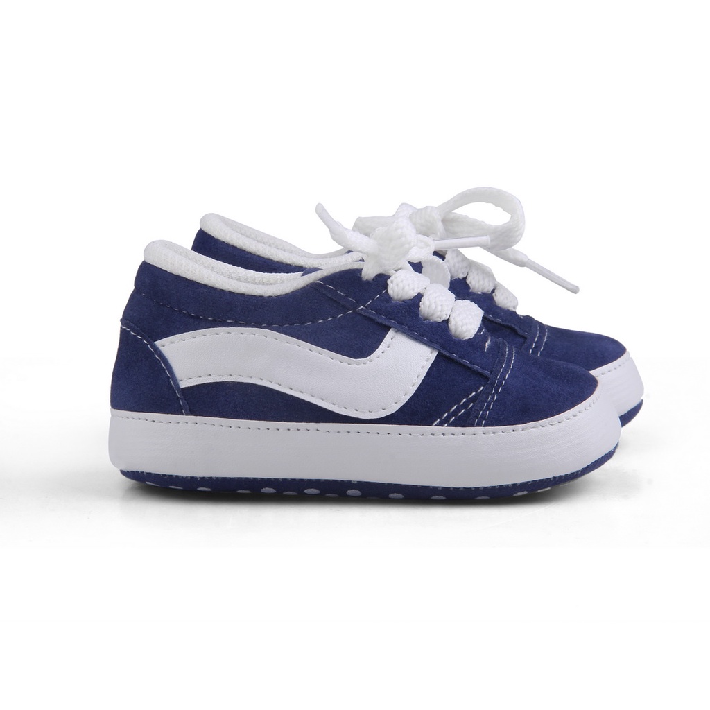 sepatu baby unisex ringan lucu NB2 Biru