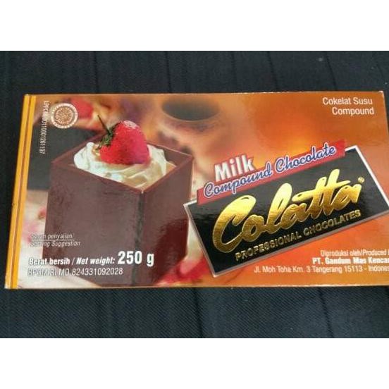 

Toko-Bahan-Kue- Colatta Milk Compound 250G -Terlengkap-Termurah-Dijamin.