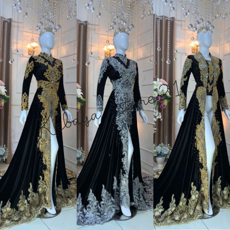 TERBARU GAUN PENGANTIN BLUDRU EKOR BATIK /BAJU PENGANTIN SOLO PUTRI  /GAUN PAYET FULL PAYET/MANTEN