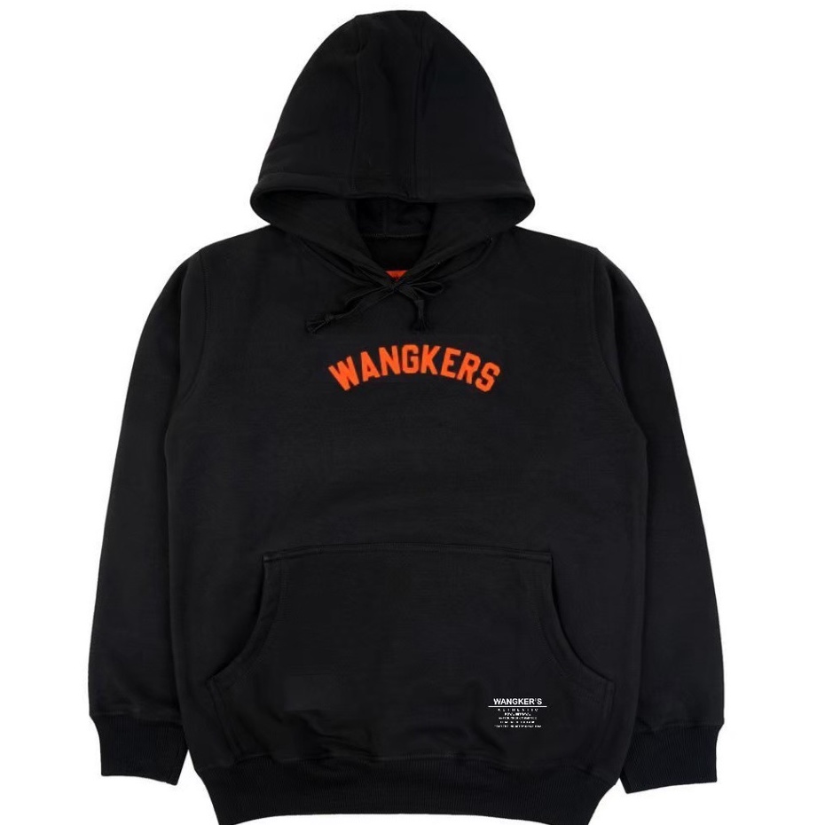 AKN - SWEATER HOODIE PRIA TEBAL DAN NYAMAN ORIGINAL WANGKERS REAPET - BLACK