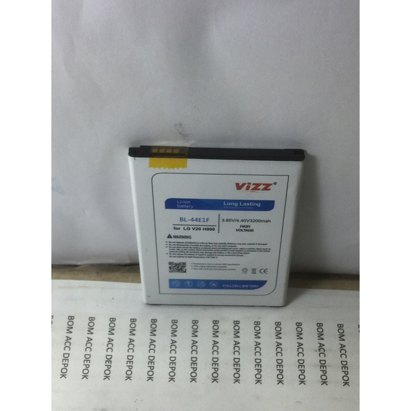 Baterai Vizz LG V20 BL-44E1F 3200MaH