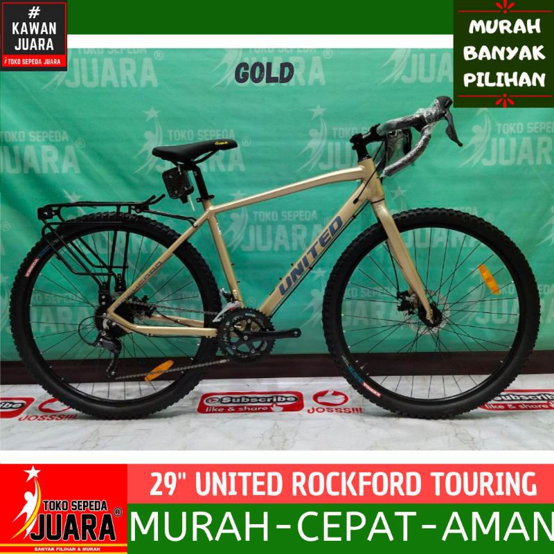 SEPEDA TOURING UNITED ROCKFORD ROADBIKE 29 INCH