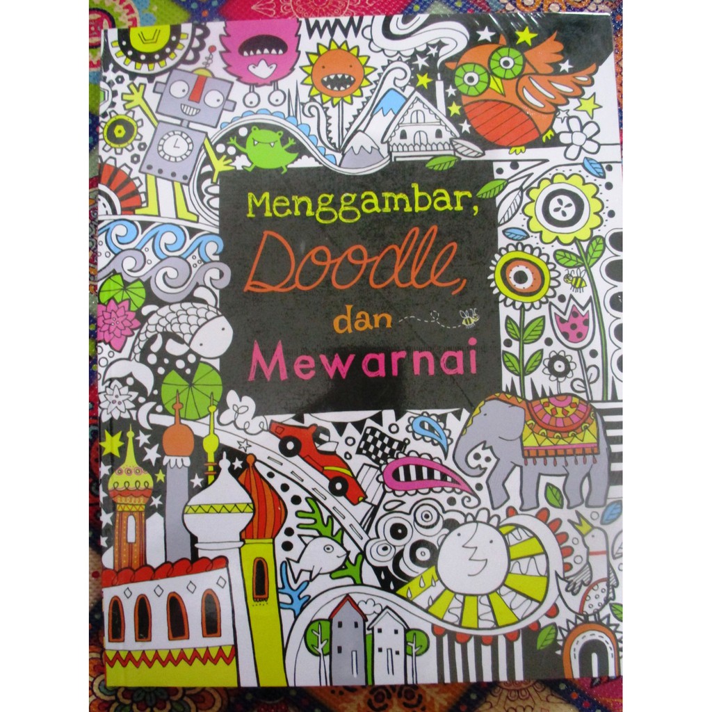  Mewarnai  Doodle Dengan  Pensil  Warna GAMBAR TERBARU HD