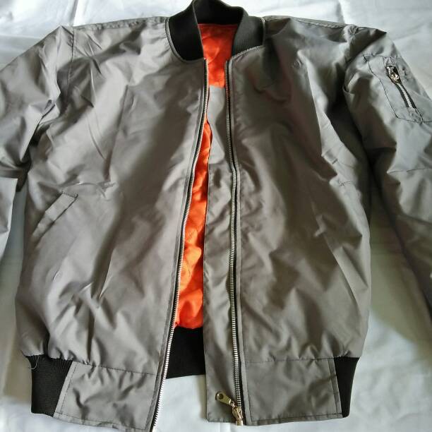 jaket bomber abu muda jn all size