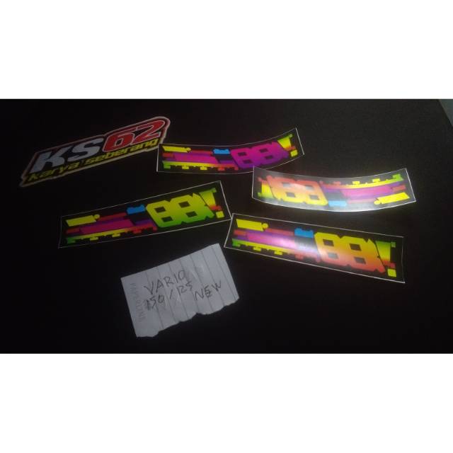 STIKER SPEEDOMETER CUSTOM "VARIO 150/125 NEW