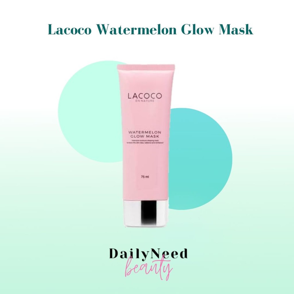 Jual Lacoco Watermelon Glow Mask Sleeping Mask Shopee Indonesia