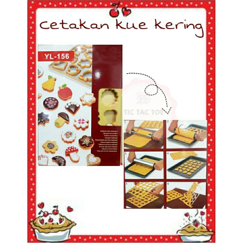 Cookie cutter sheet, cetakan kue kering berkarakter