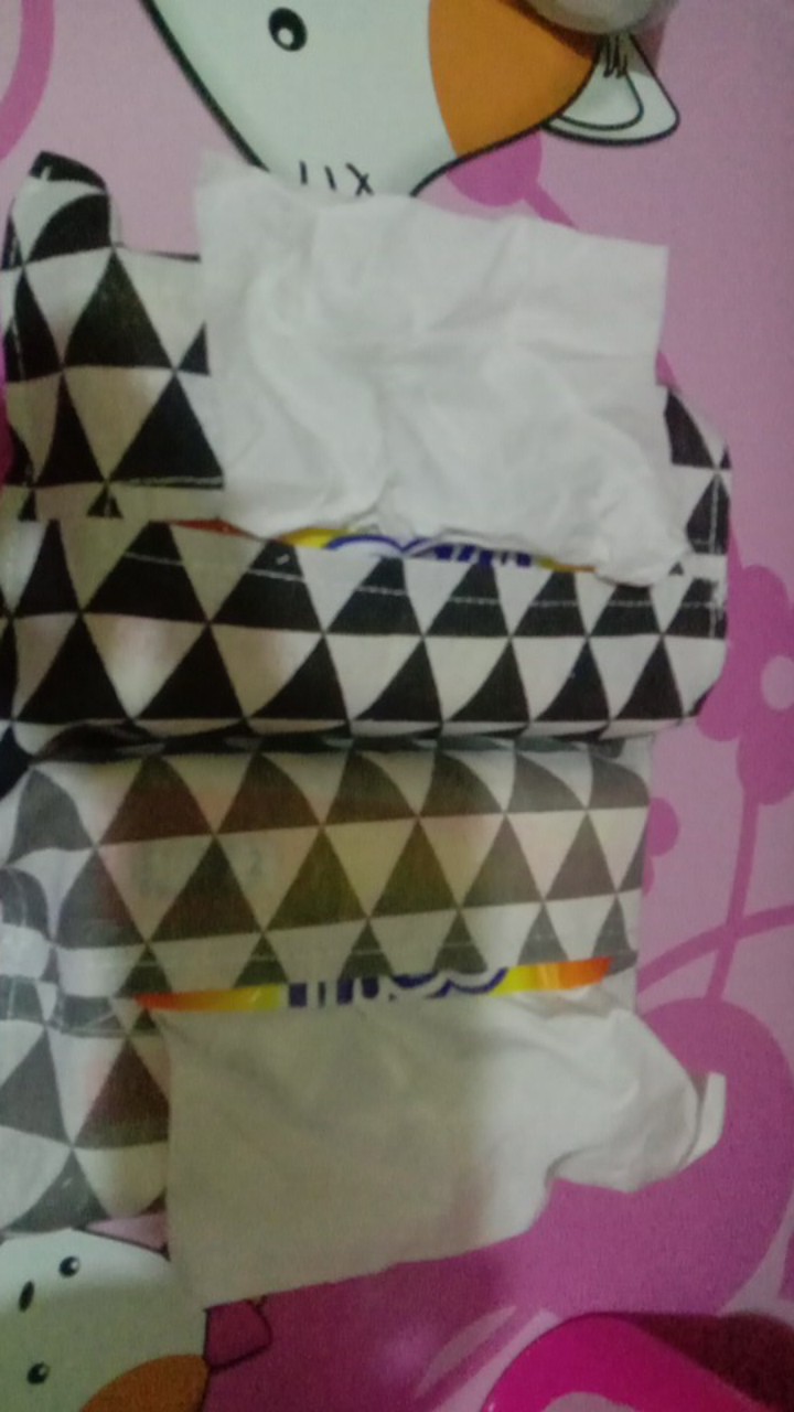 Kotak Tisu Tempat Tissue / Kantong Tisu - Kain Katun Linen