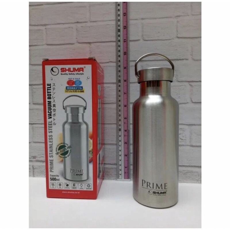 TERMOS SHUMA VACUUM PRIME BOTOL AIR PANAS STAINLESS 1 LITER/ 750ML/ 500ML/ 350ML (tanpa tas)