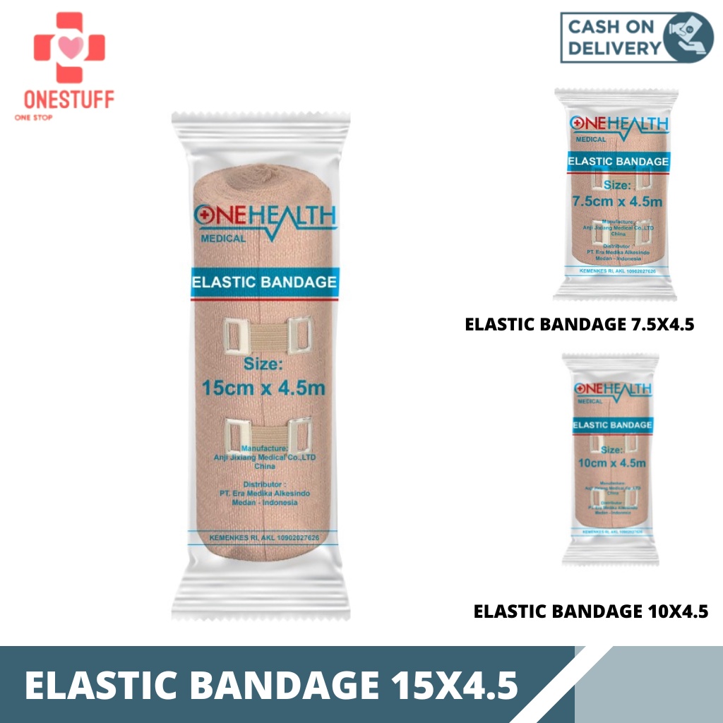 Perban Gulung Elastic Elastis Bandage Medicrape Medis Engkel Kaki