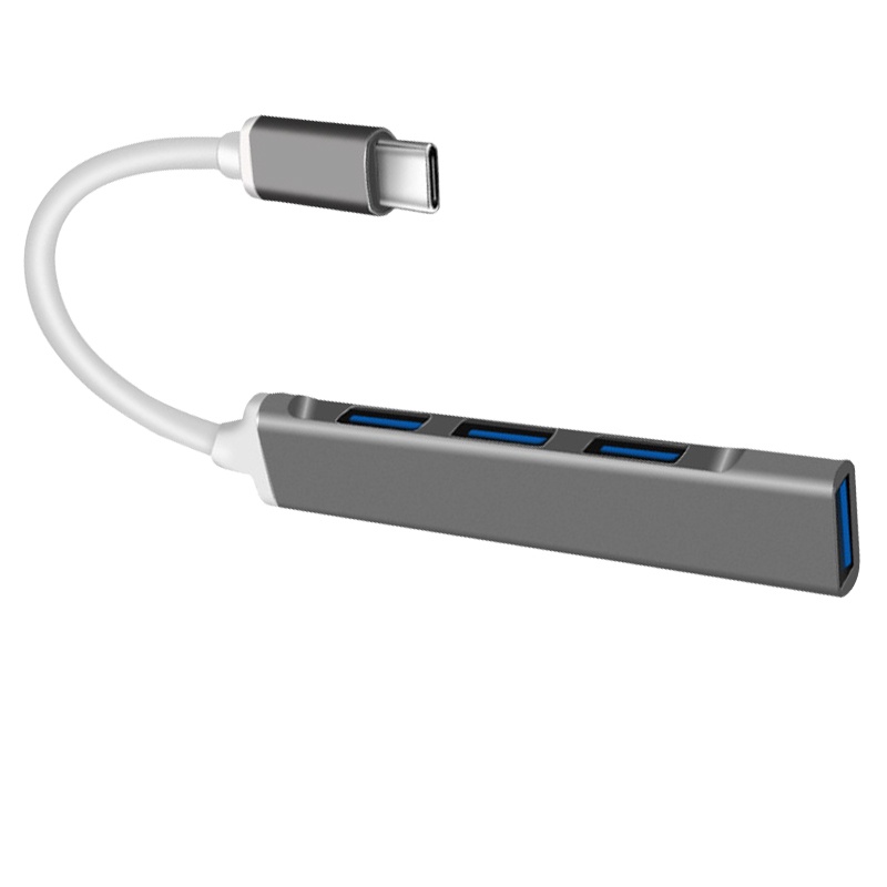 Hub Splitter 4 Port USB Tipe-C 2.0 OTG Untuk Xiaomi Macbook Pro 13 15 Air Pro PC Komputer