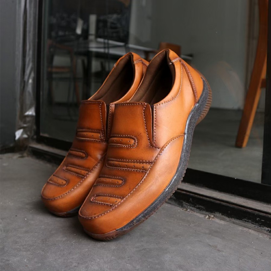 SEPATU SLOP PRIA COUNTRY BOOTS CLEMI ORIGINAL KULIT ASLI