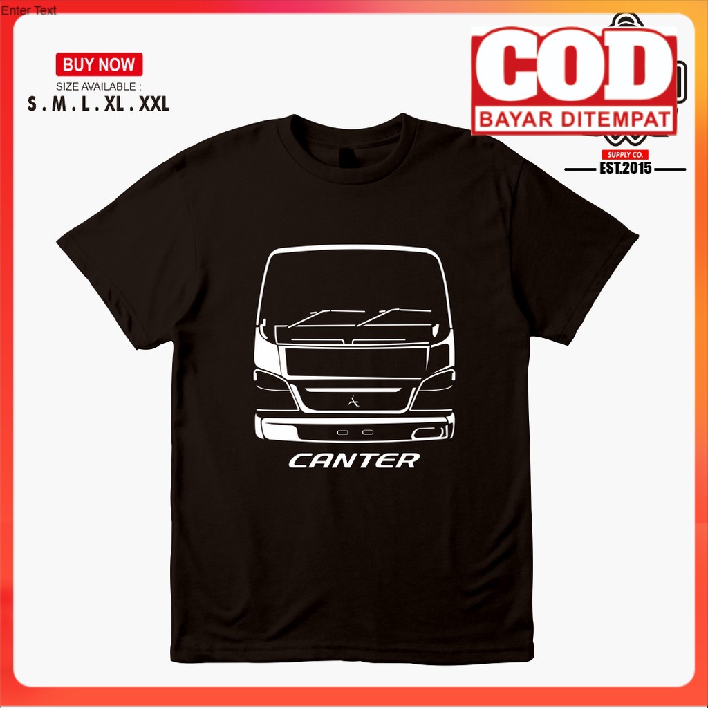 Kaos Baju Truck Mitsubishi Canter Kaos Otomotif -