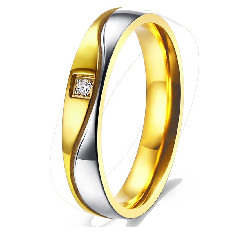 SALE / OBRAL Cincin Couple / Tunangan / Nikah / Pasangan / Titanium C048