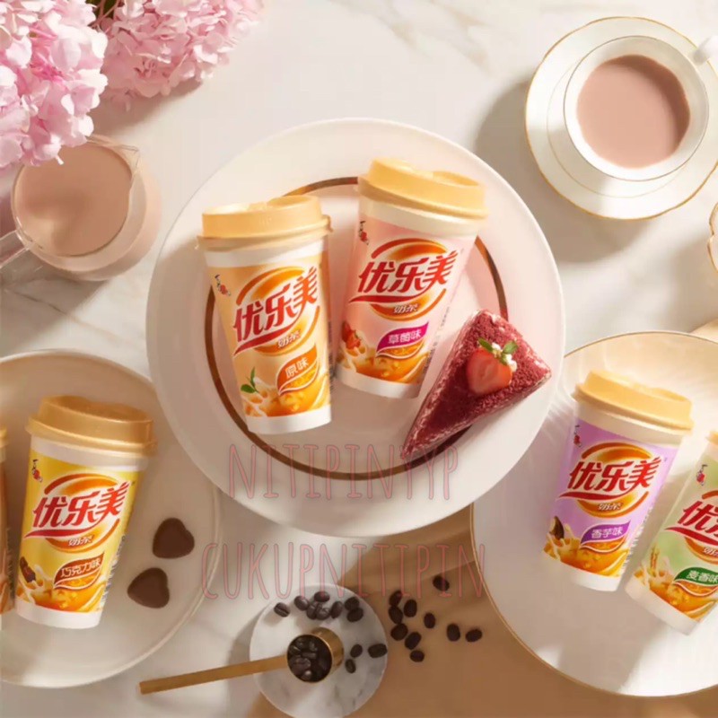 [5 VARIAN] Nata De CocoNut Milk Tea U.LoveIt - Milk Tea You Le Mei 优乐美 椰果奶茶 (80gr)