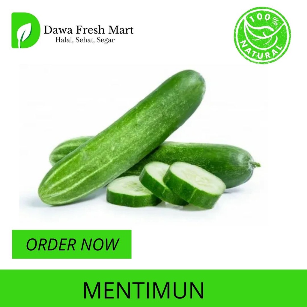 

Timun / Mentimun Konvesional Dawa Freshmart 500 Gram