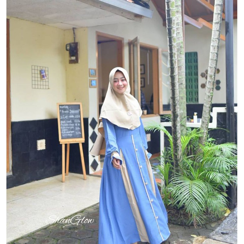 GAMIS SYARI GAMIS SET GAMIS MUSLIMAH NADHIFA BY SHAN GLOW