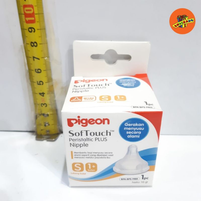 Pigeon Dot Soft Touch Peristaltic Plus Nipple 1pc