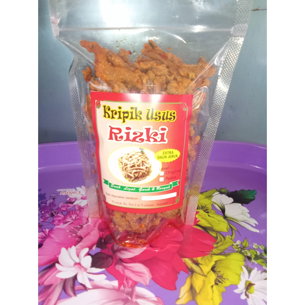 

Rizki Shop - Kripik Usus Ayam Super Original Homemade 500 gr