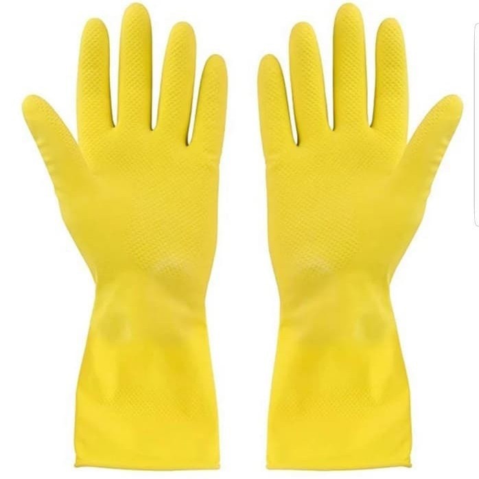 Sarung Tangan Karet Latex Gloves Grip Dot Handscoon Serbaguna