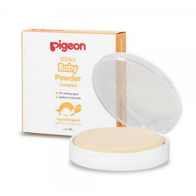 pigeon compact baby powder 45gr