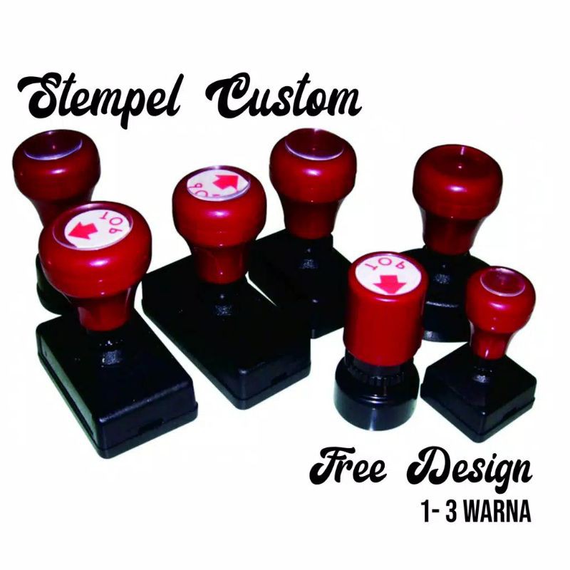 

STEMPEL CUSTOM NAMA,LOGO,TANDATANGAN DLL