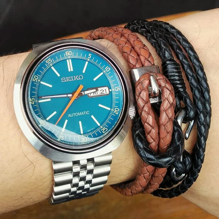 22 mm Jubilee Watch Bracelet Rantai Jam Strap Seiko Orient Citizen